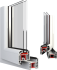 Decco 71 PVC window