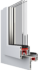Decco 71 PVC window profile