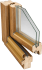 Euroline 68 Wood Window