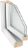 casement wood window system profile
