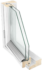 scandinavian wood window system profile