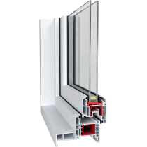 French Monoblock PVC Window System