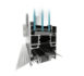 Aluprof MB 86 Fold Line Aluminium Window System Profile