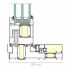 HS Yawal DP 180 Aluminium Sliding Door System technical drawing