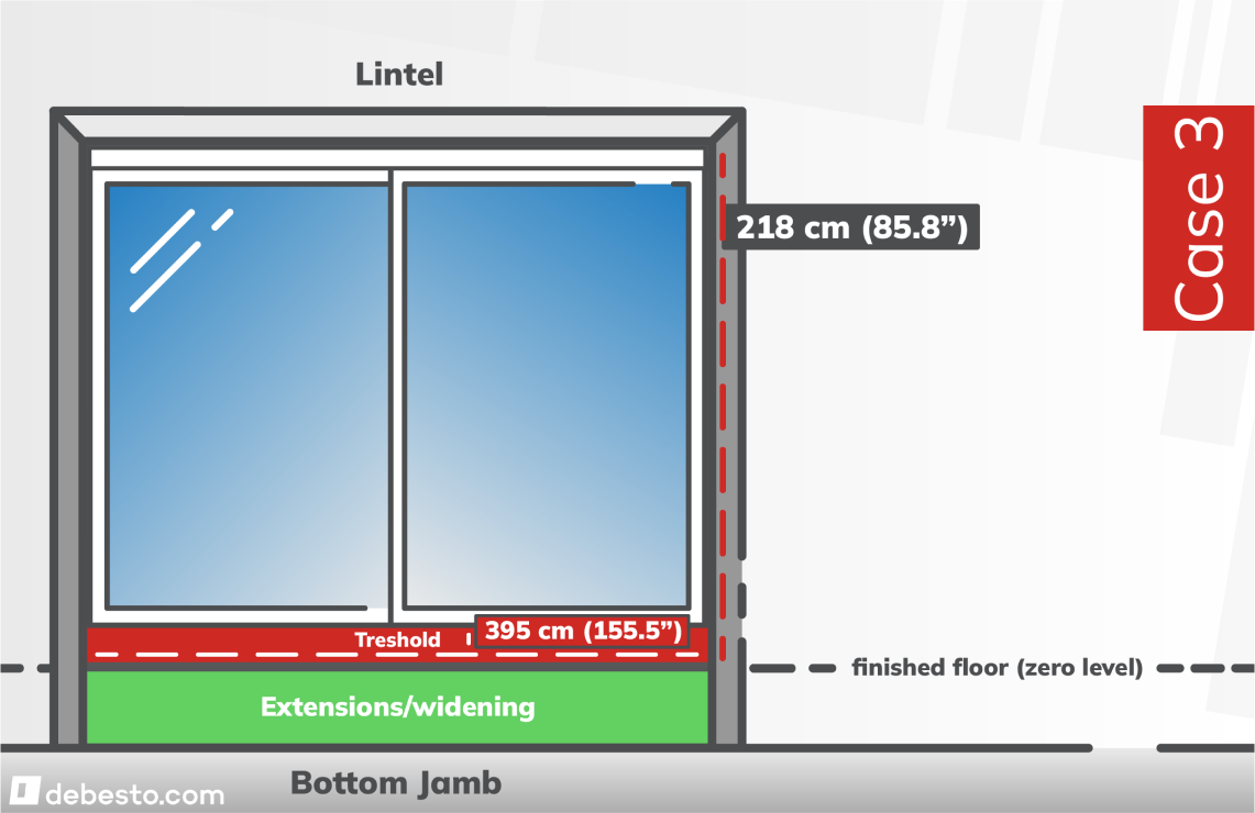 Infographic explaining how to take a window measurement