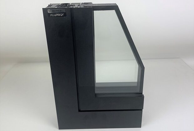 Aluprof MB-86N SI window corner sample