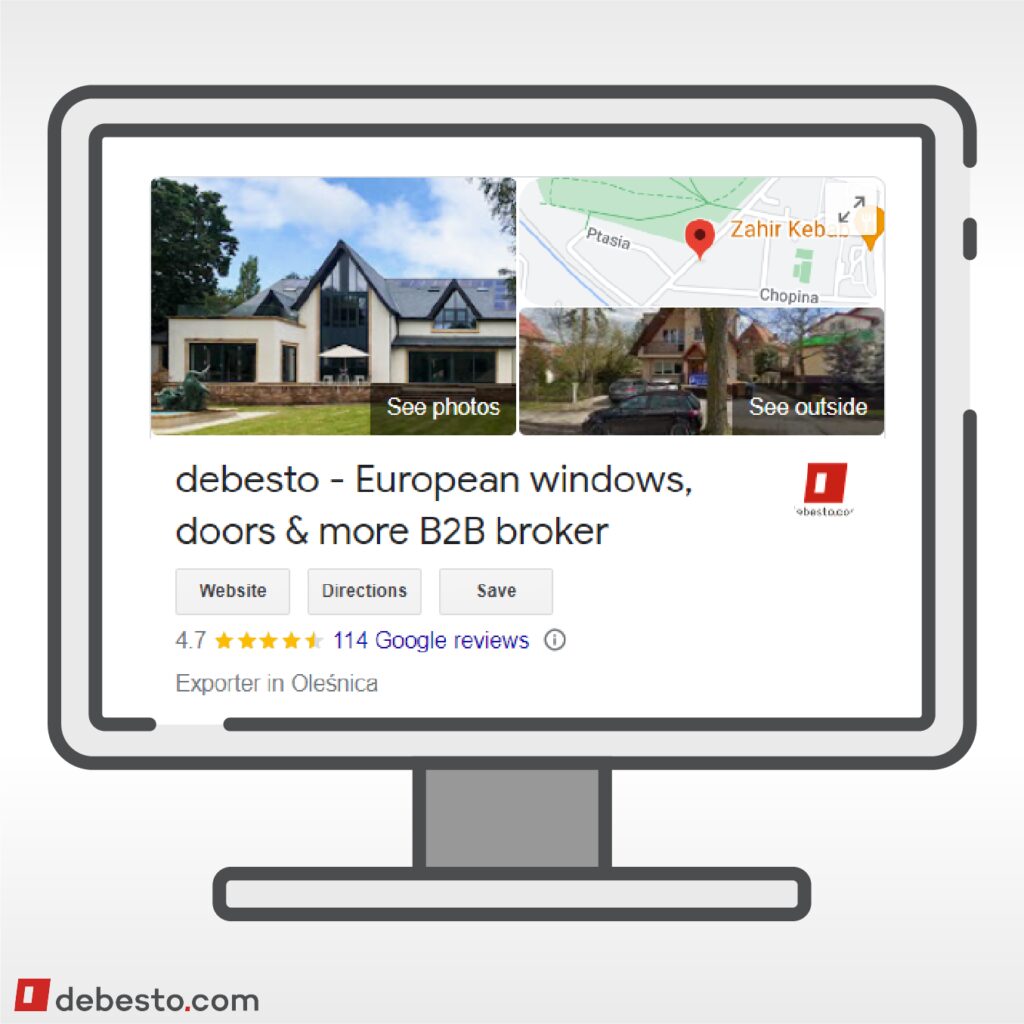 Illustration How to check the reliability of a window supplier google reviews