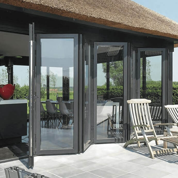 Large sliding glass doors