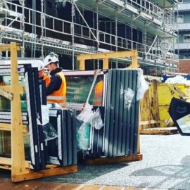 windows building site