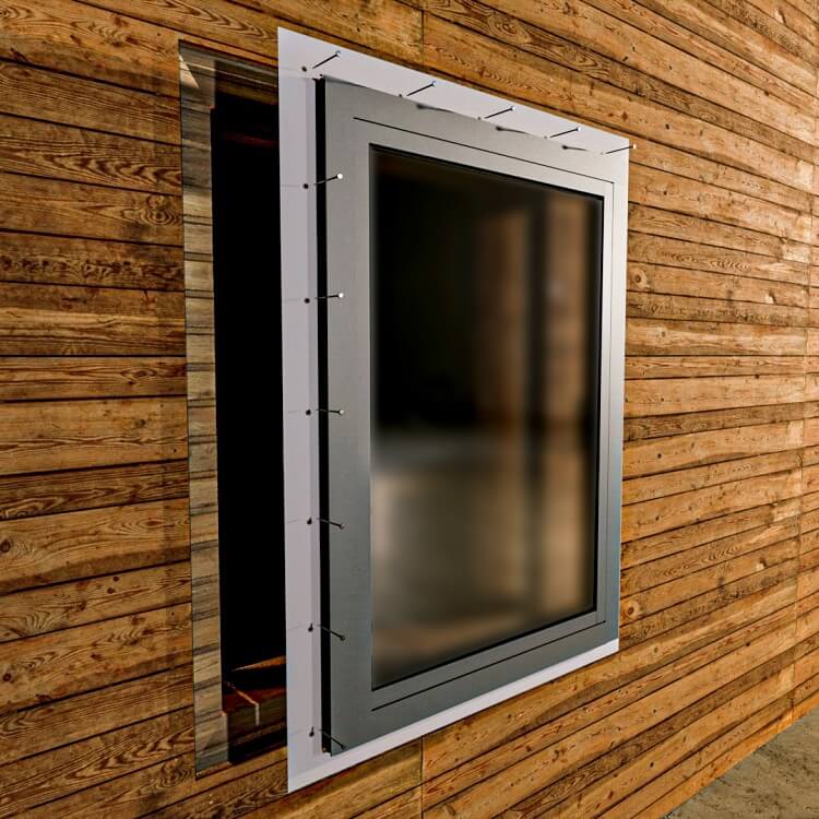 Aluminum glass window debesto