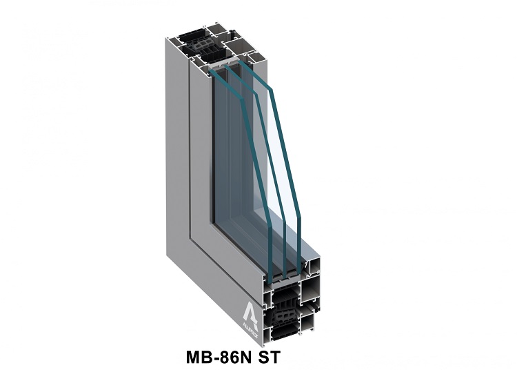 Aluprof MB-86N aluminum window profile