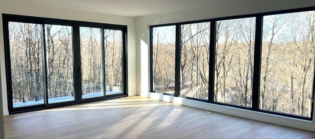 luxury residence big aluminum patio doors Aluprof New York US