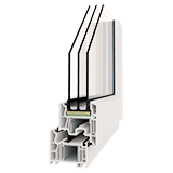 Okno PCV Veka Softline 76