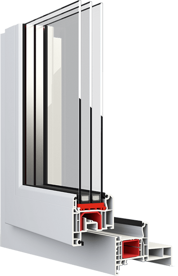Okna Francuskie PCV Monoblock System