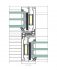 Okna przesuwne aluminiowe Yawal DP180 rysunek techniczny